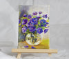 Original painting "Violet flowers"